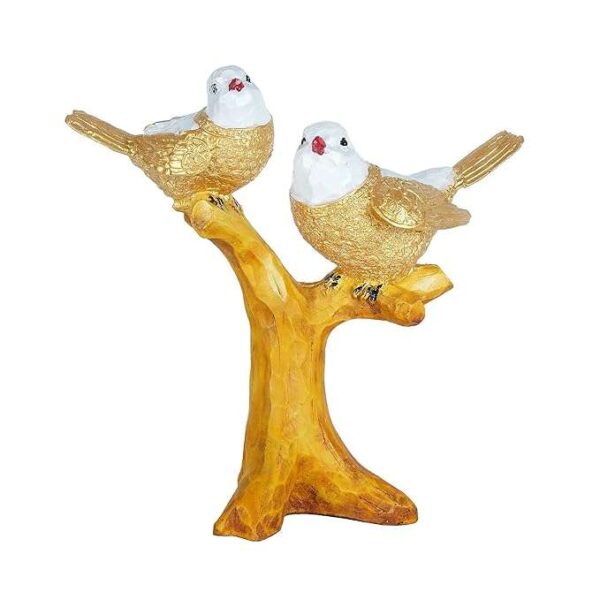 Resin Handcrafted Birds Couple On Tree Showpiece Bird Statue For Home Dcor Living Room Bedroom Table Top Antique Garden Decoration Items - Image 3